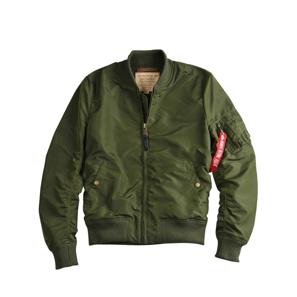 Bunda Alpha MA-1 TT - Alpha Industries - tmavě zelená