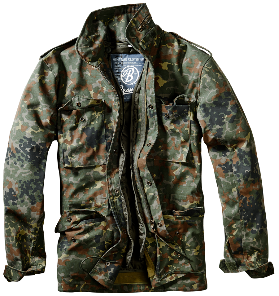 Bunda M65 Standard, zateplená - flecktarn